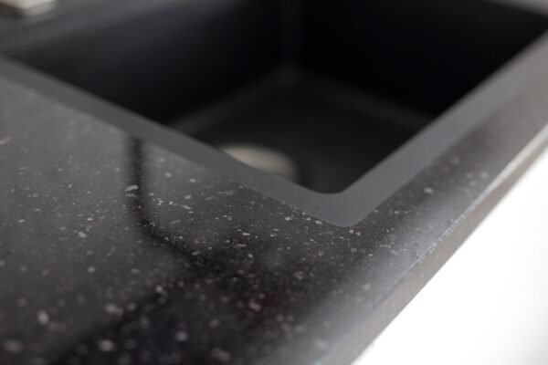 musta allas huullosasennus svart stenskiva planlimnad ho black sink flush mounting stala ceg51 57bf