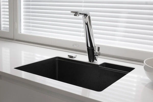 taysintegroitu musta tiskiallas black kitchen sink stala ceg51 57bf