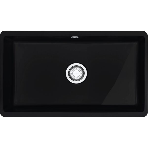 FRANKE KBK 110-70, porslin Black, push-knob