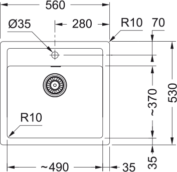 Alternative view of FRANKE SID 610-50TH CARBON, MANUELL, KRANHÅL